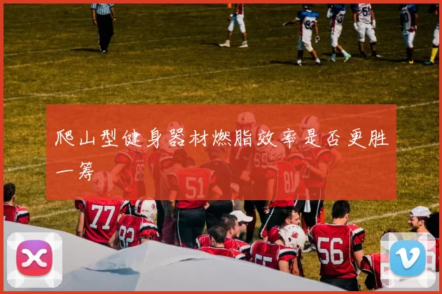 爬山型健身器材燃脂效率是否更胜一筹