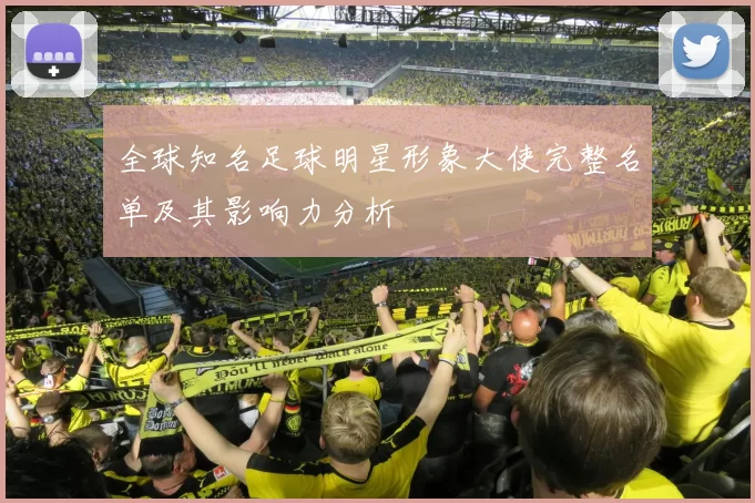 全球知名足球明星形象大使完整名单及其影响力分析
